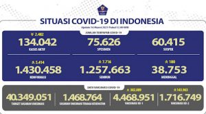 1,2 Juta Orang Sembuh Covid di Indonesia