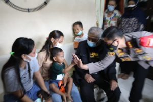 Kapolresta Tangerang dan Ketua Komnas PA Kunjungi Anak Korban Kekerasan