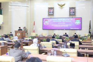 Wabup Tangerang Sampaikan Jawaban Atas Pemandangan Umum Fraksi Terkait LKPJ