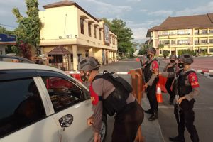 Antisipasi Teroris Polda Banten Perketat Penjagaan Mapolda