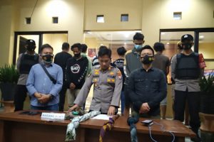 Polsek Ciwandan Amankan Remaja Aksi Perang Sarung