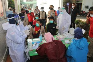 Polda Banten Kawal Aksi Sosial Buruh Peringati ‘May Day’