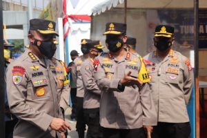 Irwasum Polri Tinjau Pos Pengamanan Lebaran di Merak Banten