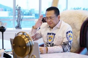 Bamsoet Terima Ucapan Idul Fitri dari Ketua Parlemen Singapura