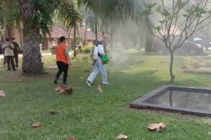 Dibuka Kembali Pantai Anyer dan Cinangka Dilakukan Desinfeksi