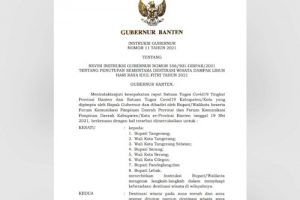 Gubernur Banten Ijinkan Destinasi Wisata Zona Hijau dan Kuning Dibuka Kembali