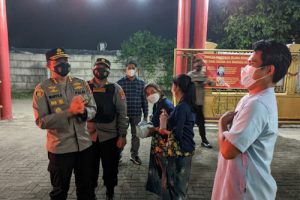 Kapolresta Tangerang Pantau Ibadah Trisuci Waisak