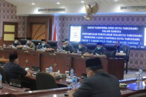 DPRD Kota Tangerang Dengarkan Penjelasan Wali Kota Terkait Dua Raperda