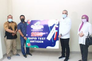 Citra Raya Berikan 2 Ribu Alat Antigen Ke Pemkab Tangerang