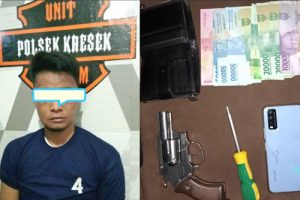 Curi HP dan Miliki Air Softgun, Warga Mekar Baru Diringkus