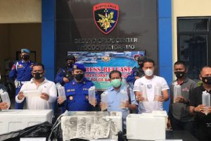 Ditpolairud Polda Banten Gagalkan Penyelundupan Ribuan Benih Lobster