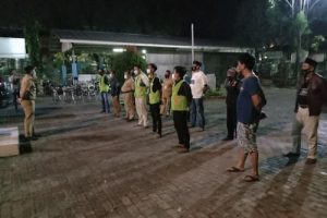 Karang Taruna Kelurahan Nusa Jaya Operasi Prokes Cegah Covid-19 