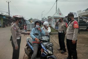 Polsek Tigaraksa Operasi Yustisi Penumpang Stasiun Kereta Api
