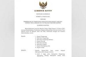 PPKM Darurat di Banten Berlaku di Tujuh Kabupaten/Kota