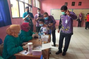 1.557 Pelajar SMP di Pasar Kemis Kabupaten Tangerang Jalani Vaksinasi