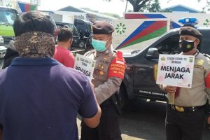 Sat Samapta Polresta Bandara Soetta Patroli PPKM