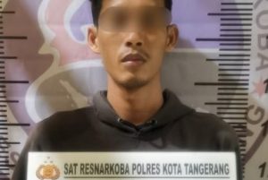 EE Bawa Sabu Diringkus Satnarkoba Polresta Tangerang