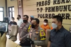 Polres Serang Ungkap Pembunuhan Wanita dalam Tumpukan Pasir