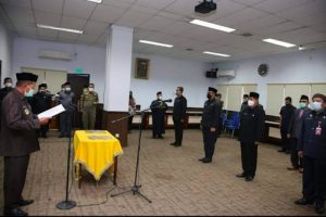 Syafrudin Lantik Pejabat Eselon II, III dan IV