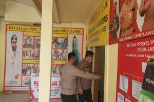 Kapolresta Tangerang Monitoring Posko PPKM Desa