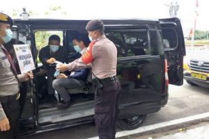 Polresta Bandara Soetta Operasi Yustisi Pastikan Prokes Berjalan