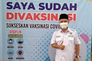 Warga Desa Bitung Jaya Ikuti Vaksinasi Covid-19