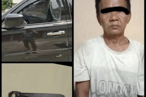 Polsek Cikupa Tangkap Pencuri Modus Pecah Kaca