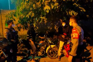 Polsek Pasar Kemis Operasi Prokes Malam Hari