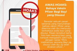 Hoaks Pfizer Berbahaya Bagi Bayi yang Sedang Menyusu