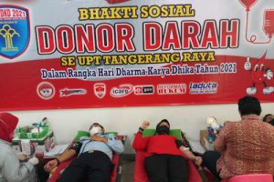 Lapas II Tangerang Bakti Kesehatan Donor Darah