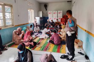 Polsek Baros Lakukan Pengamanan Pelipatan Surat Suara Pilkades