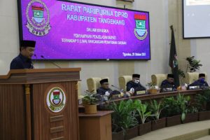 DPRD Kabupaten Tangerang Paripurna KUA dan PPAS APBD 2022