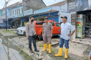 Banjir di Jalan Raya Serang Surut Disedot BPBD
