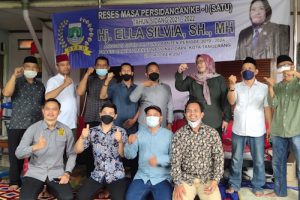 Anggota DPRD Banten Hj.Ella Silvia Reses di Karang Tengah