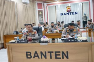 Kapolda Banten Rapat Internal Jelang Kunjungan Jokowi Ke Lebak