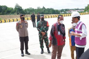 Polda Banten Lakukan Pengamanan Peresmian Jalan Tol Serang-Panimbang Oleh Presiden