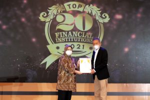 Bank bjb Sabet Predikat Top 20 Financial Institution 2021