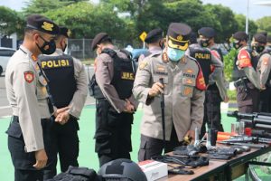Kapolresta Bandara Soetta Cek Personel Berangkat Ke Lido