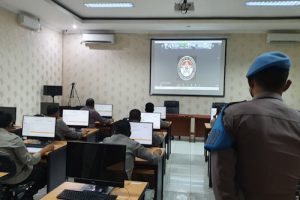 Biro SDM Polda Banten Gladi CAT Psikologi Seleksi Pendidikan Sespimmen