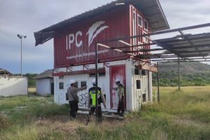 Ditpamobvit Polda Banten Patroli di PT Pelindo Regional II