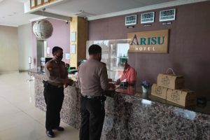 Ditpamobvit Polda Banten Patroli Prokes di Kawasan Perhotelan dan Restoran