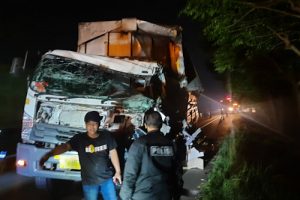 Satu Meninggal Kecelakaan Truck di Tol Tangerang-Merak
