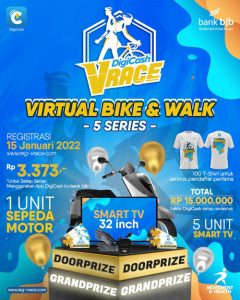 bank bjb Gelar DigiCash VRace-Virtual Bike & Walk