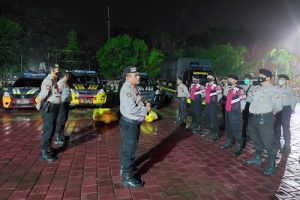 Pasca Gempa Polda Banten dan Polres Lebak Apel Malam Siaga Bencana