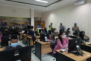 Bidpropam Polda Banten Monitoring dan Awasi Seleksi Penerimaan SIP SS  Polri