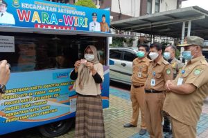 HUT Kota Tangerang Ke 29 Kecamatan Jatiuwung Beri Pelayanan Keliling Ke Masyarakat