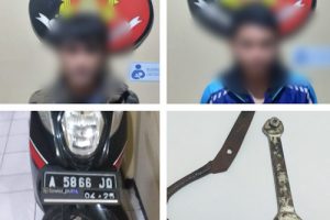 Kurang 24 Jam, Polsek Serang Kota Bekuk Dua Pelaku Curat