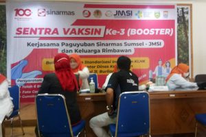 Paguyuban Sinarmas dan JMSI Sumsel Adakan Vaksinasi Booster