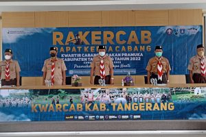 Maesyal Rasyid Buka Rakercab Gerakan Pramuka Kabupaten Tangerang