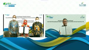 Dukung Program Pemerintah, bank bjb Teken PKS Penyaluran Kredit MLT bagi Peserta BPJS Ketenagakerjaan
